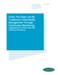 Forrester Report: Close The Gaps Left by Traditional Vulnerability Management Through Continuous Monitoring